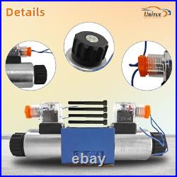 Electric Hydraulic Directional Control Solenoid Valve 12VDC D03 NG6 21 GPM 4560 Electric Hydraulic Directional Control Solenoid Valve 12VDC D03 NG6 21 GPM 4560