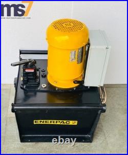 Enerpac Electric Hydraulic Pump Power Pack 4-way Valve 700 Bar 10,000 Psi 240v