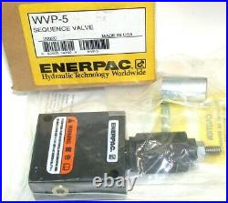 Enerpac Hydraulic Sequence Valve, 5000 psi, 1.6 gpm, 2-Way, Steel WVP-5 NIB
