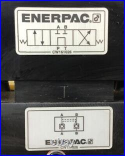 Enerpac PER1401B Electric Pump 4-Way Valve 115V 13.5A 1Ph 0-10,000PSI. 4E