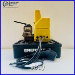 Enerpac PUJ1401B Electric Hydraulic Pump 4-Way Valve 10,000PSI 700BAR 115V