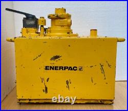 Enerpac Pneumatic Air Hydraulic Pump/ Power Pack 4-Way Valve 700 Bar/10,000 PSI