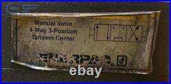 Enerpac Pneumatic Air Hydraulic Pump/ Power Pack 4-Way Valve 700 Bar/10,000 PSI