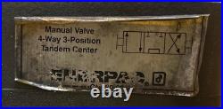 Enerpac Pneumatic Air Hydraulic Pump/ Power Pack 4-Way Valve 700 Bar/10,000 PSI