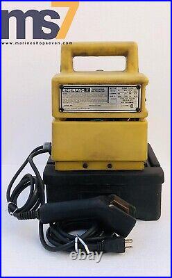 Enerpac Puj1400b Economy Electric Portable Hydraulic Pump 4-way Valve 115 Vac