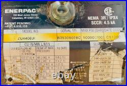 Enerpac ZU4408JI Electric Hydraulic Pump 4-Way Valve 230V 700 Bar/10,000 PSI