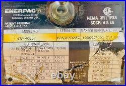 Enerpac ZU4408JI Electric Hydraulic Pump 4-Way Valve 230V 700 Bar/10,000 PSI