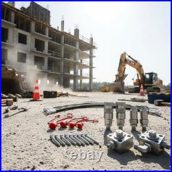 Excavator Diverter Valve Kit Multi-Purpose Hydraulic Diverter Valve Kit