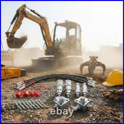 Excavator Diverter Valve Kit Multi-Purpose Hydraulic Diverter Valve Kit