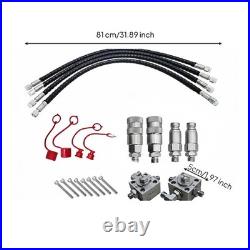 Excavator Diverter Valve Kit Multi-Purpose Hydraulic Diverter Valve Kit