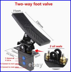 Excavator Hydraulic Foot Pedal Breaker Hammer Two-way Foot Valve Control Valve Excavator Hydraulic Foot Pedal Breaker Hammer Two-way Foot Valve Control Valve
