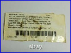 Frank's VA-20 Directional Control Hydraulic Valve 347 1600 000