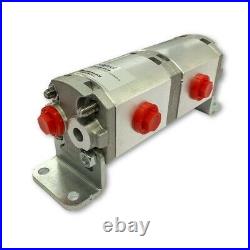 Geared Hydraulic Flow Divider 2 Way Valve, 1.2cc/Rev, without Centre Inlet