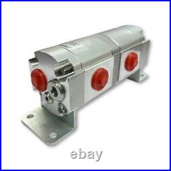 Geared Hydraulic Flow Divider 2 Way Valve, 11cc/Rev, with Centre Inlet