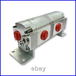 Geared Hydraulic Flow Divider 2 Way Valve, 4.0cc/Rev, without Centre Inlet