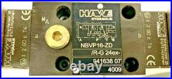 HAWE Hydraulik NBVP 16-ZD/R-G 24 ATEX Hydraulic Directional Control Valve 24V DC