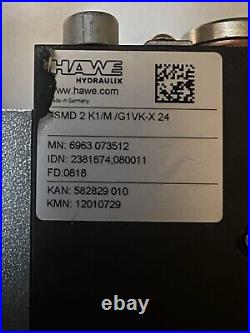 HAWE NSMD 2 K1/M/G1VK-X 24 Hydraulic Clamping Module Directional Spool Valve