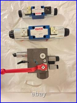 HYDAC Hydraulic Valves 3PC SAF20E12Y1T330A, 4WE 6 J S01-24DG/V, 4WE 10 J S01-24