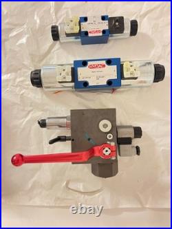 HYDAC Hydraulic Valves 3PC SAF20E12Y1T330A, 4WE 6 J S01-24DG/V, 4WE 10 J S01-24