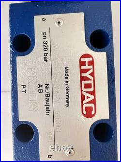 HYDAC Hydraulic Valves 3PC SAF20E12Y1T330A, 4WE 6 J S01-24DG/V, 4WE 10 J S01-24