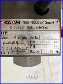 HYDAC Hydraulic Valves 3PC SAF20E12Y1T330A, 4WE 6 J S01-24DG/V, 4WE 10 J S01-24