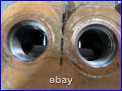 HYFL024 3 Spool Hydraulic Directional Control Valve Double Acting 6 way