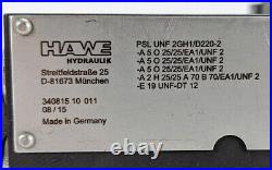 Hawe Hydraulic PSL UNF 2GH1/D220-2 Directional Spool Valve NEW
