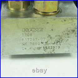 Hawe SK 7650 Hydraulic Solenoid Directional Control Valve 617247-02 24VDC Coil Hawe SK 7650 Hydraulic Solenoid Directional Control Valve 617247-02 24VDC Coil
