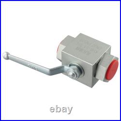 Hydraulic 2 Way Ball Valve 14 to 1 500 Bar Pressure Nitrile Acetal Seal