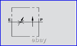 Hydraulic 2 Way Flow Compensated Control Valve, RFP2, 3/8, 1/2, 3/4, 1 BSP