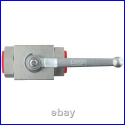 Hydraulic 2 Way High Pressure Ball Valve 1/4 To 1 500 Bar MWP Spare Part