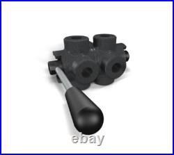 Hydraulic 6 Way Diverter Valve Closed Centre