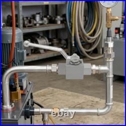 Hydraulic Ball Valve 2 Way 7250 PSI NPT Thread Sizes 1/4 3/8 1/2 3/4 1