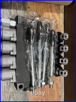 Hydraulic Control Valve 4 Spool Max Flow 13GPM Four Way Reversing Valve 4500 PSI