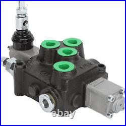 Hydraulic Control Valve Kit 1 Spool Double Acting Multi Way Directional Val