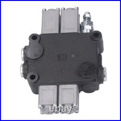 Hydraulic Control Valve Kit 2 Spool Double Acting Multi Way Directional Va