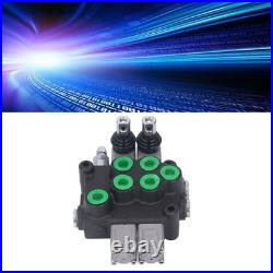Hydraulic Control Valve Kit 2 Spool Double Acting Multi Way Directional Va