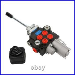 Hydraulic Control Valve with Float, 2 Spool 11GPM Hydraulic Directional Valv