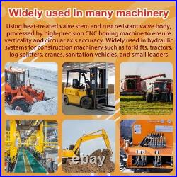 Hydraulic Control Valve with Float, 2 Spool 11GPM Hydraulic Directional Valv