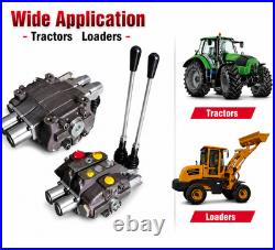 Hydraulic Direction Control Valve 2 Spool for Tractor Loader Attachment Walvoil