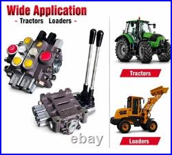 Hydraulic Direction Control Valve 2 Spool for Tractor Loader Hydrocontrol Type