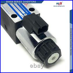 Hydraulic Directional Control Solenoid Valve 4WE6 D03 NG6 Size-6 DC 12V Deutsch Hydraulic Directional Control Solenoid Valve 4WE6 D03 NG6 Size-6 DC 12V Deutsch