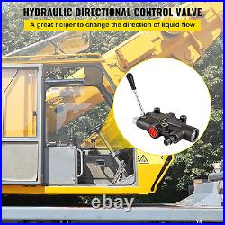 Hydraulic Directional Control Valve, 1 Spool Hydraulic Spool Valve, 21 GPM Hydra