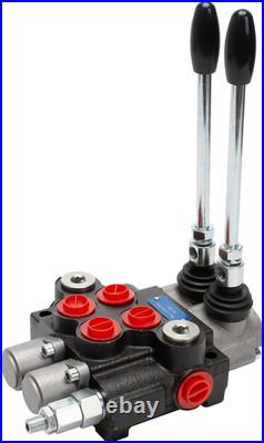 Hydraulic Directional Control Valve 2 Spool, 11GPM SAE Ports Tractor Loader Valv Hydraulic Directional Control Valve 2 Spool, 11GPM SAE Ports Tractor Loader Valv