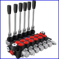 Hydraulic Directional Control Valve 6 Spool 11 GPM 3600 PSI Loader Valve for