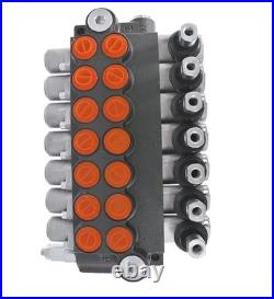 Hydraulic Directional Control Valve 7 Spool 11 GPM, 3625 PSI, SAE Interface Hydraulic Directional Control Valve 7 Spool 11 GPM, 3625 PSI, SAE Interface