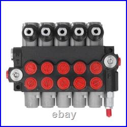 Hydraulic Directional Control Valve High Accuracy Spring Return Hydraulic Valve