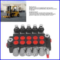 Hydraulic Directional Control Valve High Accuracy Spring Return Hydraulic Valve