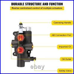 Hydraulic Directional Control Valve Log Splitter NTP Ports 1 Spool 21 GPM