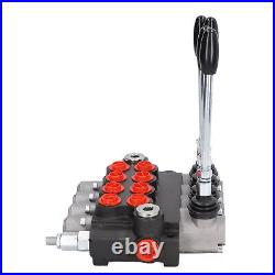 Hydraulic Directional Control Valve Spring Return Hydraulic Valve 4 Spool Cast